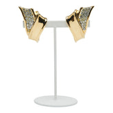 サンローラン ラインストーン イヤリング ゴールド メッキ レディース SAINT LAURENT 【中古】